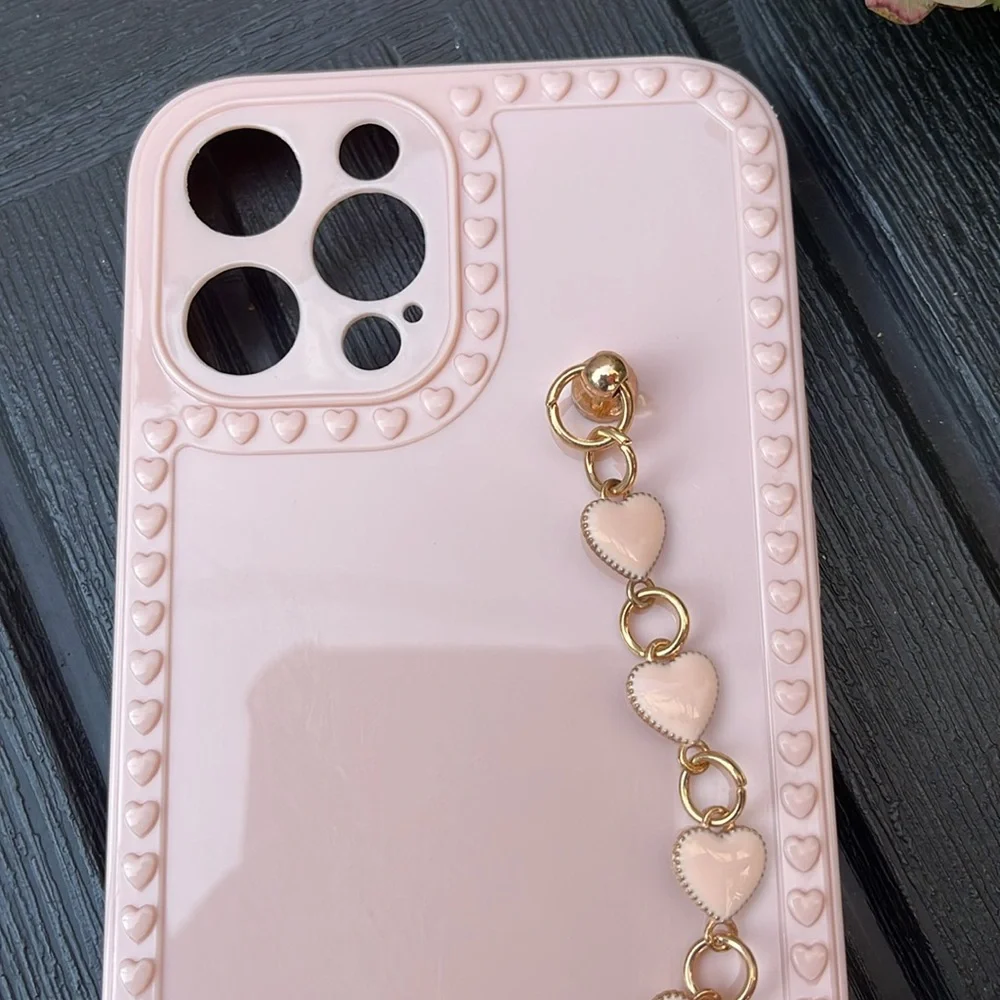 Pink Heart - IPhone Pro Max 12 Phone Case